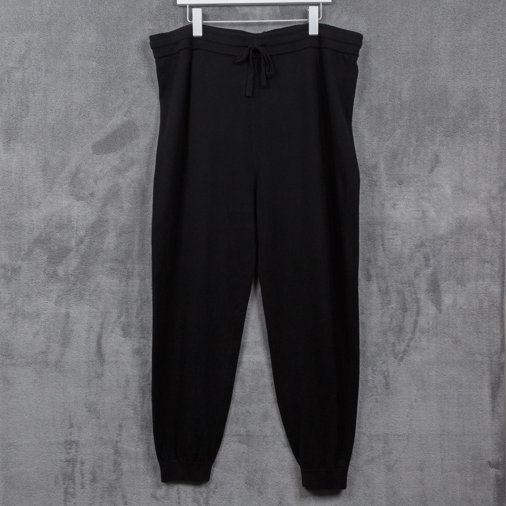 LAHGO Lounge Pajama Knit‎ Pants Organic Cotton Silk Blend Black Mens Sz XXL